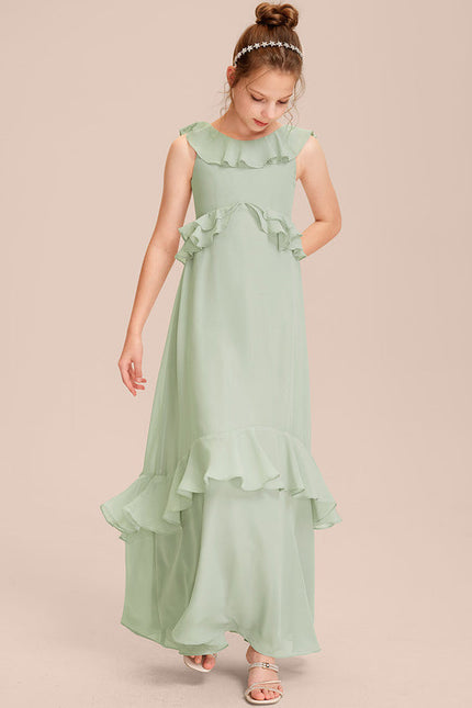 Robe Cérémonie Volants Bordeaux - gallery 3