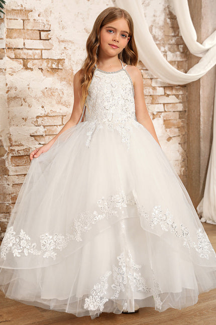 Robe Cérémonie De Fête Éthérée - gallery 7