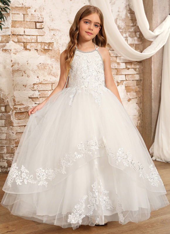 Robe Cérémonie De Fête Éthérée - gallery 7