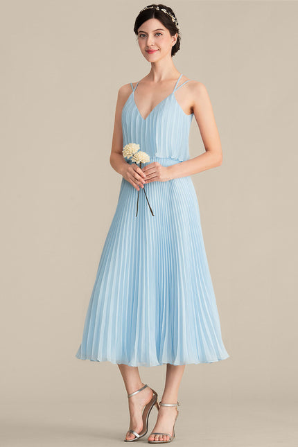 Robe Cérémonie Plissée Céleste - gallery 3