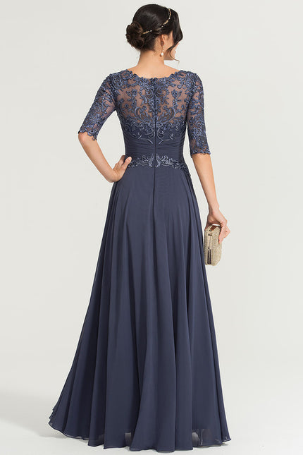 Robe Cérémonie Fluide Marine - gallery 1