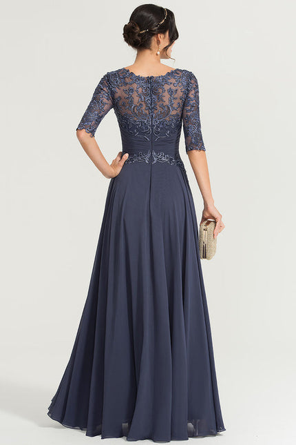 Robe Cérémonie Fluide Marine - gallery 1