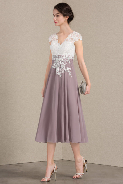 Robe Cérémonie Élegante Violet - gallery 1