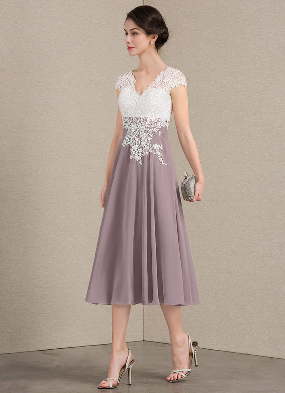 Robe Cérémonie Élegante Violet - gallery 1