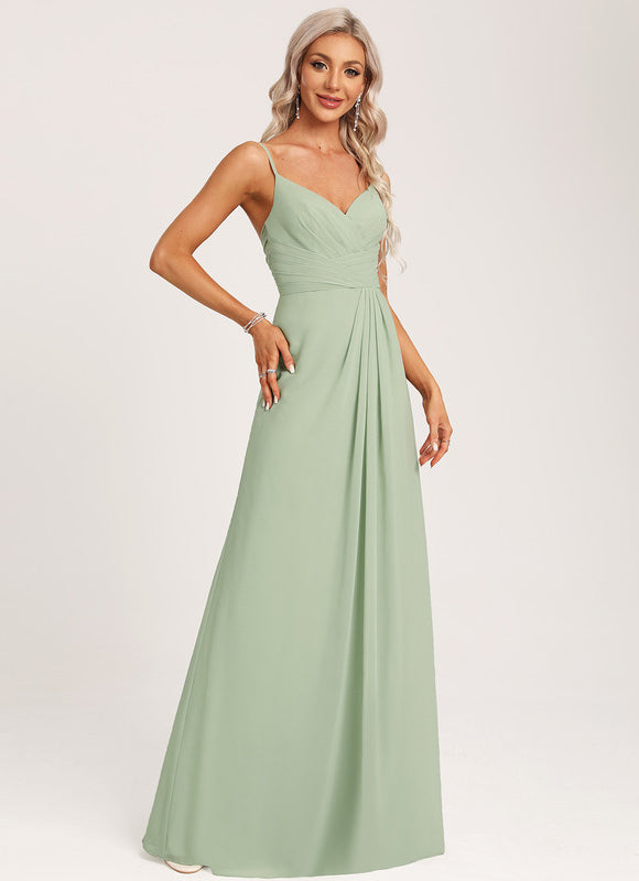 Robe Cérémonie Longue Volants Rose - gallery 5