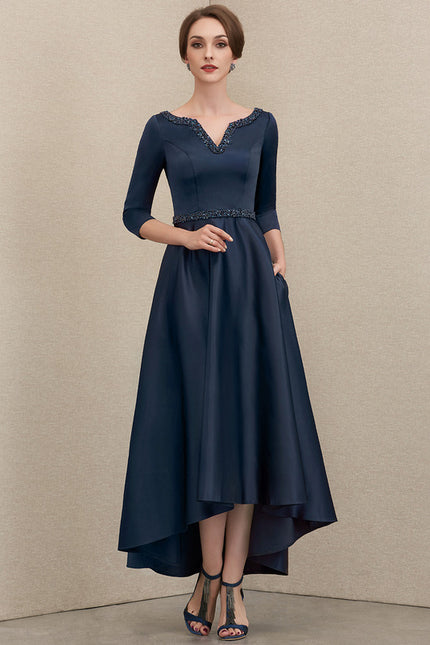 Robe Cérémonie Nuit Étoilée Satinée - gallery 2