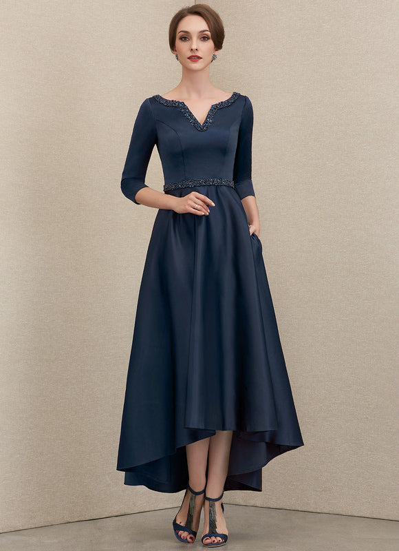Robe Cérémonie Nuit Étoilée Satinée - gallery 2