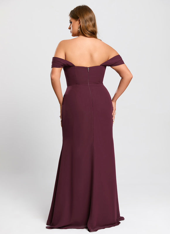 Robe Cérémonie Élégante À Décolleté - gallery 9