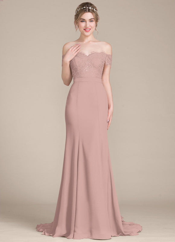 Robe Cérémonie Sophistiquée Mousseline - gallery 2