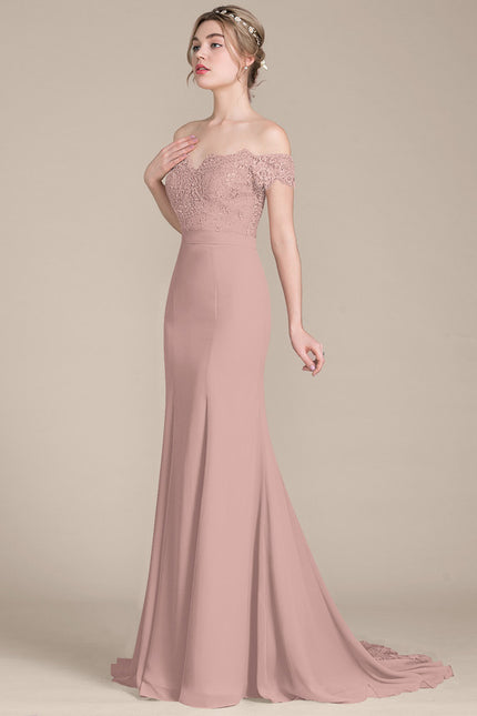 Robe Cérémonie Sophistiquée Mousseline - gallery 1