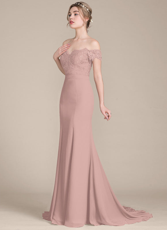 Robe Cérémonie Sophistiquée Mousseline - gallery 1