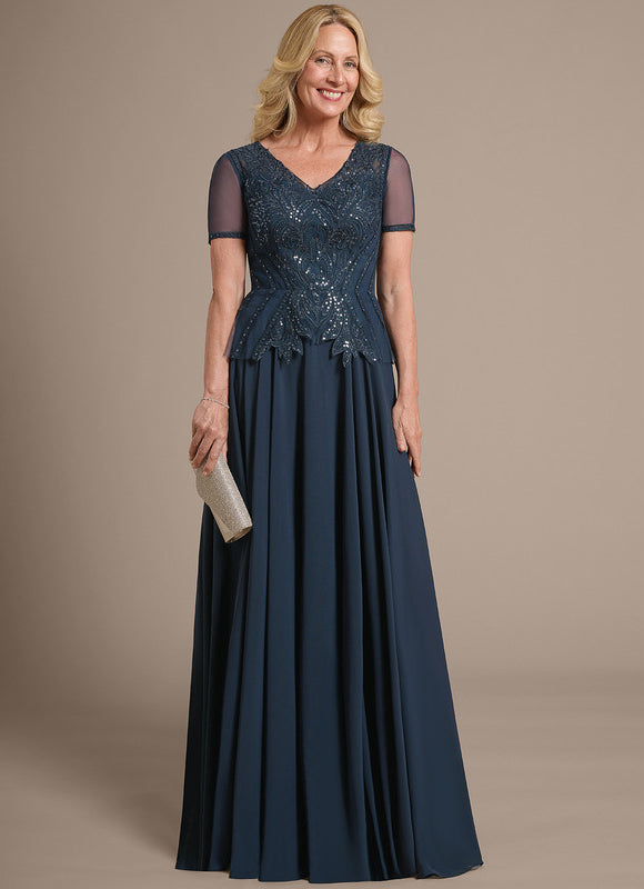 Robe Cérémonie Longue Bleu Royal