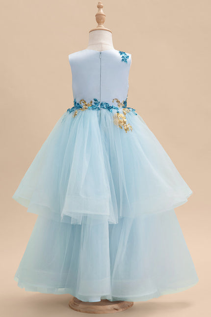 Robe Cérémonie Tulle Aqua - gallery 4