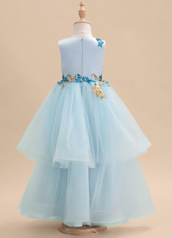 Robe Cérémonie Tulle Aqua - gallery 4
