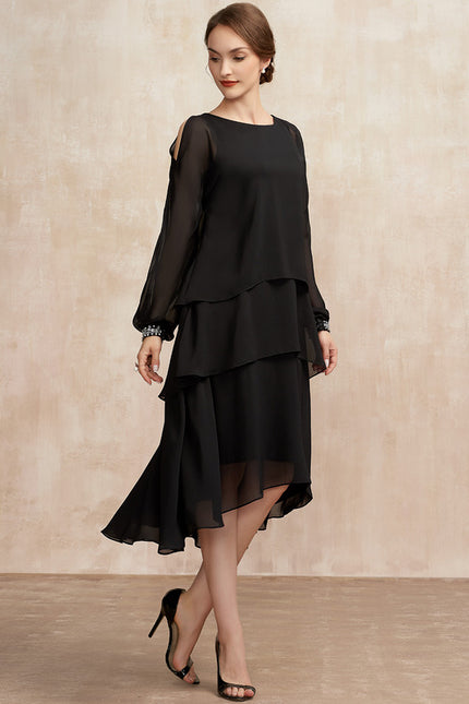 Robe Cérémonie Noire Aérienne - gallery 1