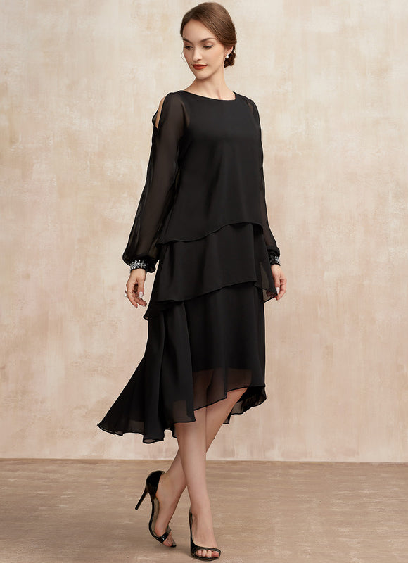 Robe Cérémonie Noire Aérienne - gallery 1