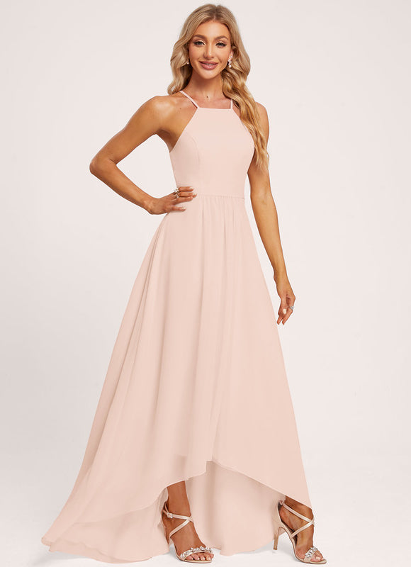 Robe Cérémonie Mousseline Asymétrique - gallery 3