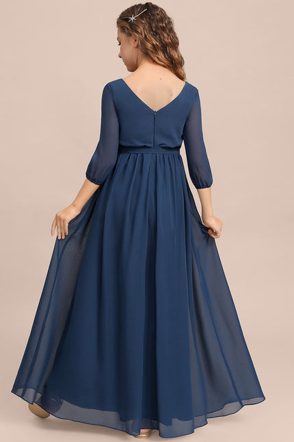 Robe Cérémonie Longue Vert Deau - gallery 1