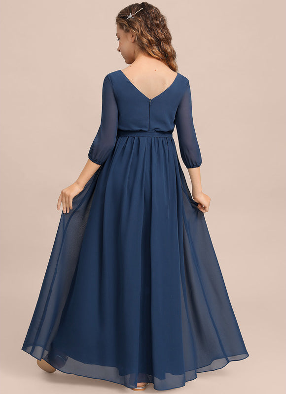 Robe Cérémonie Longue Vert Deau - gallery 1