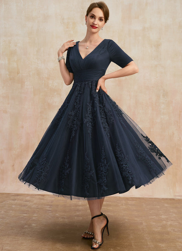 Robe Cérémonie Marine Élégante - gallery 3