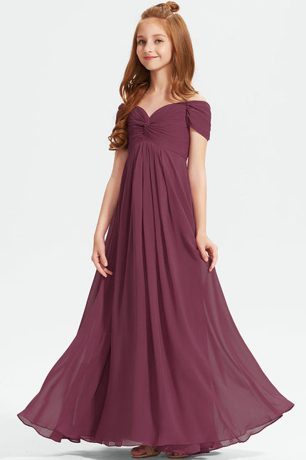 Robe Ceremonie Grande Taille Bordeaux - gallery 4