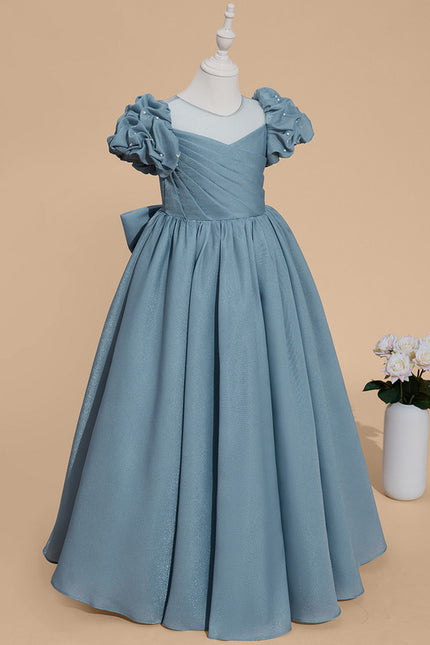 Robe Cérémonie Bleu Ciel Élégante - gallery 2