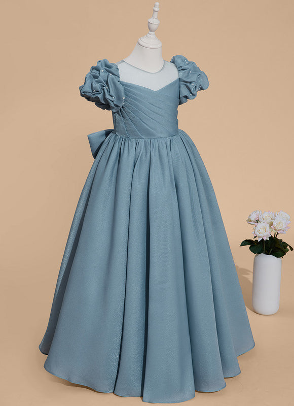 Robe Cérémonie Bleu Ciel Élégante - gallery 2