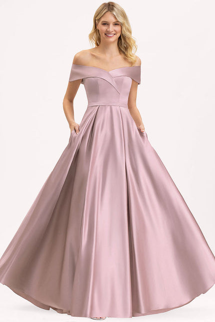 Robe Cérémonie Satin Émeraude Élégante - gallery 1