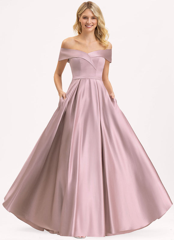 Robe Cérémonie Satin Émeraude Élégante - gallery 1