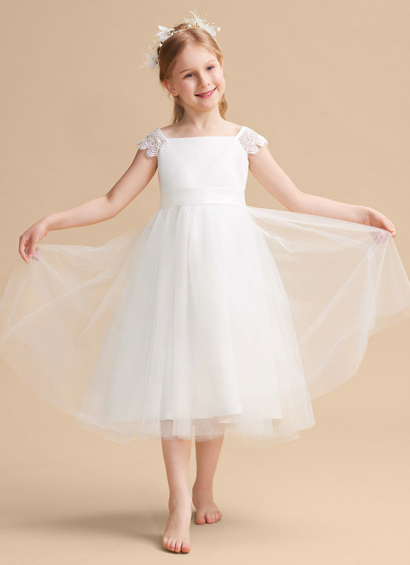 Robe Cérémonie Satin Tulle Chic - gallery 2