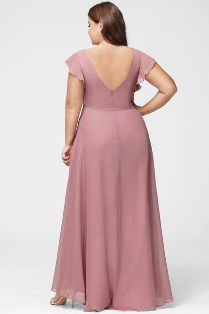Robe Cérémonie Col Rond Volantée - gallery 7