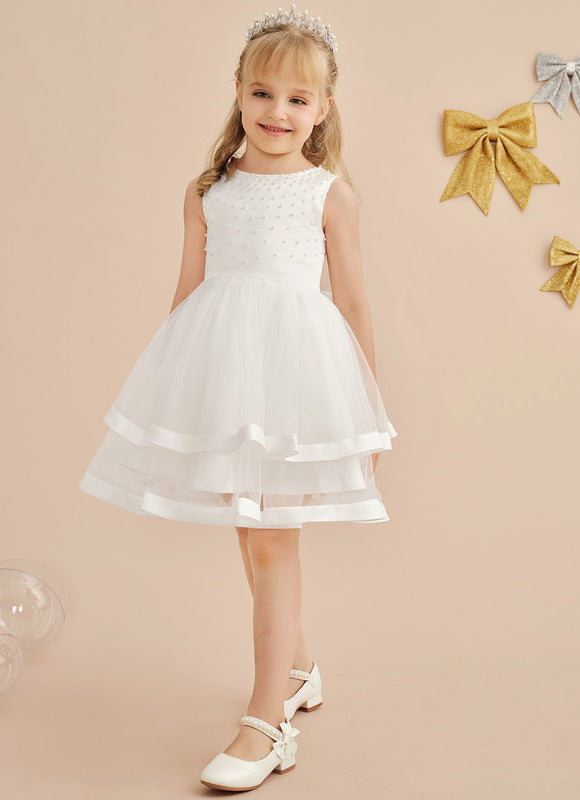 Robe Cérémonie Tulle Crème - gallery 3