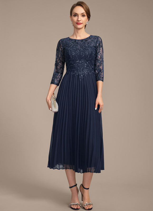 Robe Cérémonie Nuit Plissée Élégante