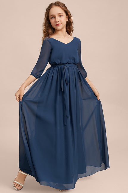 Robe Cérémonie Longue Vert Deau - gallery 4