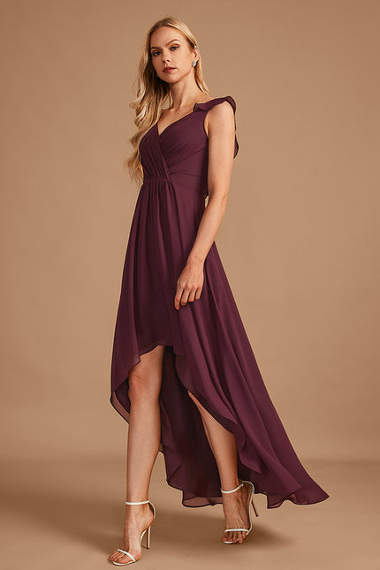 Robe Cérémonie Fluide Marine Élégante