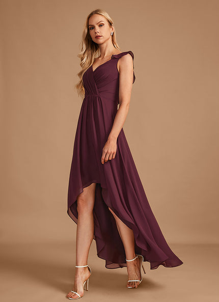 Robe Cérémonie Fluide Marine Élégante