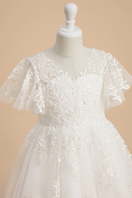 Robe Blanche Ceremonie Fille - gallery 4