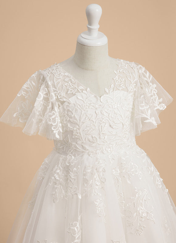 Robe Blanche Ceremonie Fille - gallery 4
