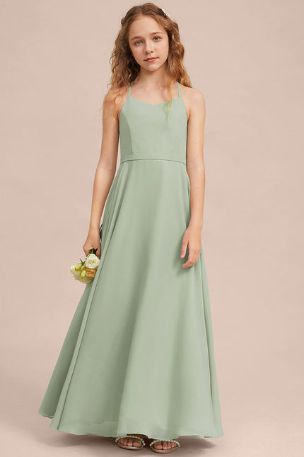 Robe Cérémonie Longue Vert Deau - gallery 1