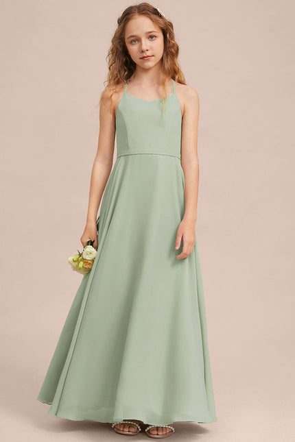 Robe Cérémonie Longue Vert Deau - gallery 1
