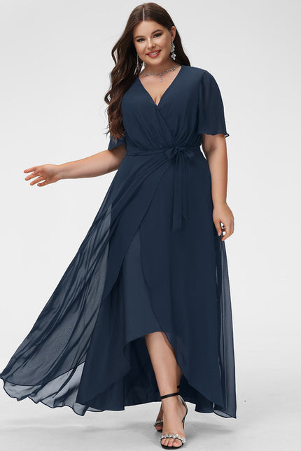 Robe Cérémonie Élégance Marine Évasée - gallery 5