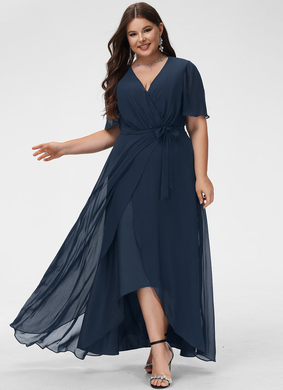 Robe Cérémonie Élégance Marine Évasée - gallery 5