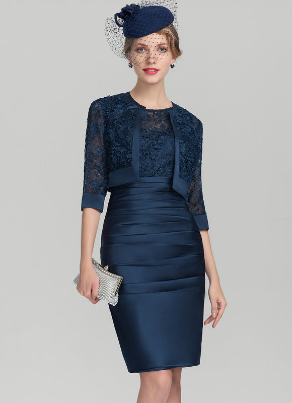 Robe Cérémonie Satinée Contemporaine