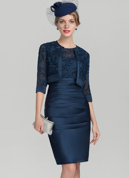 Robe Cérémonie Satinée Contemporaine