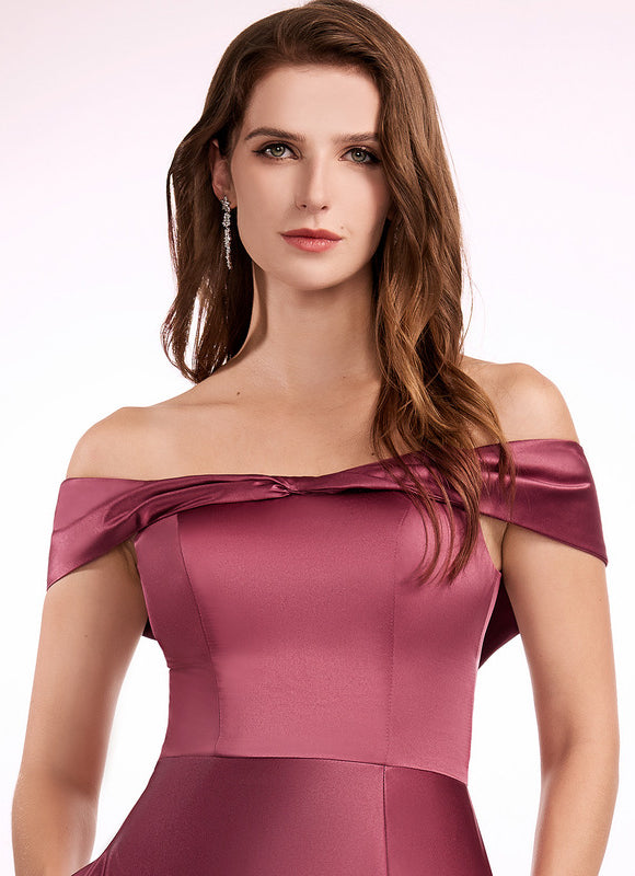 Robe Cérémonie Satin Émeraude Élégante - gallery 3