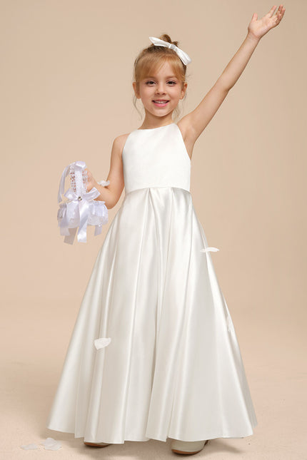 Robe Blanche Grande Taille Ceremonie - gallery 3