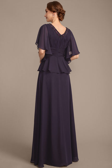 Robe Cérémonie Violette Fluide - gallery 6