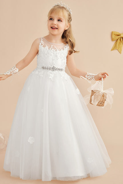 Robe Cérémonie Tulle Navy Floral - gallery 7