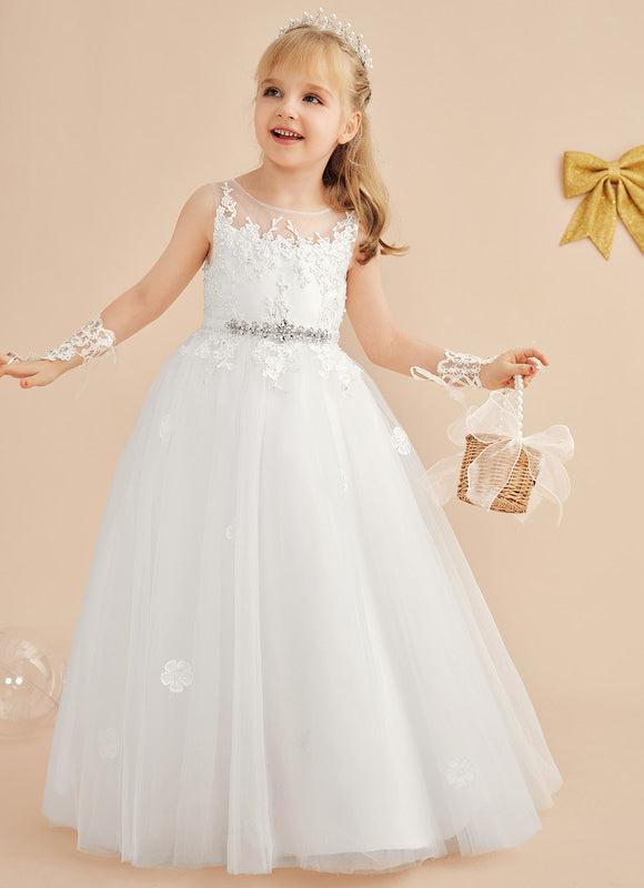 Robe Cérémonie Tulle Navy Floral - gallery 7