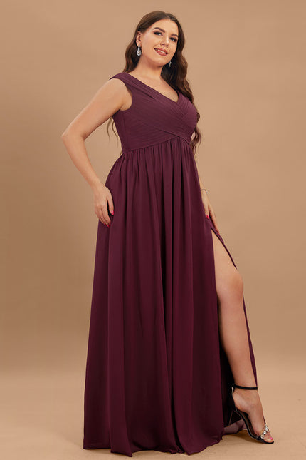 Robe Cérémonie Élégante À Décolleté - gallery 9